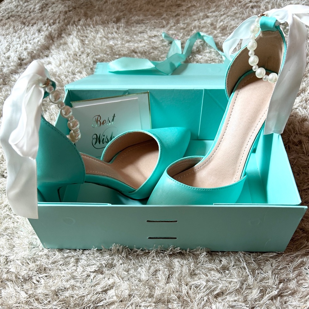 Tiffany Blue Heels